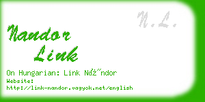 nandor link business card